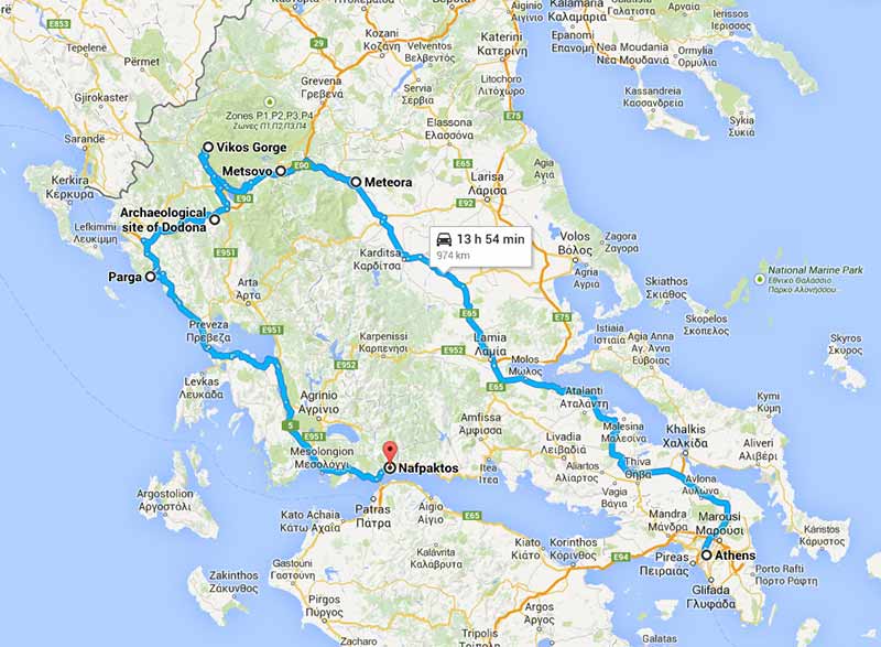 Greek road trip